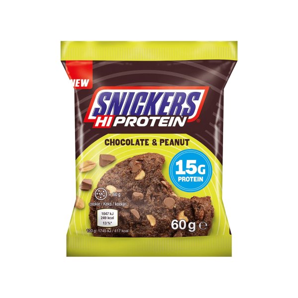Snickers Hi Protein Cookie 60g - Chocolate & Peanut