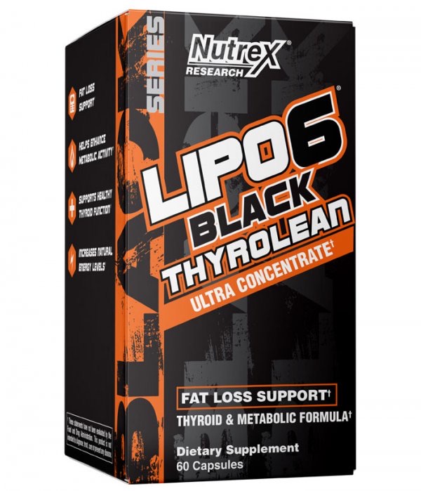 Nuterx Lipo 6 Black Thyrolean Ultra Concentrate - 60 Cápsulas