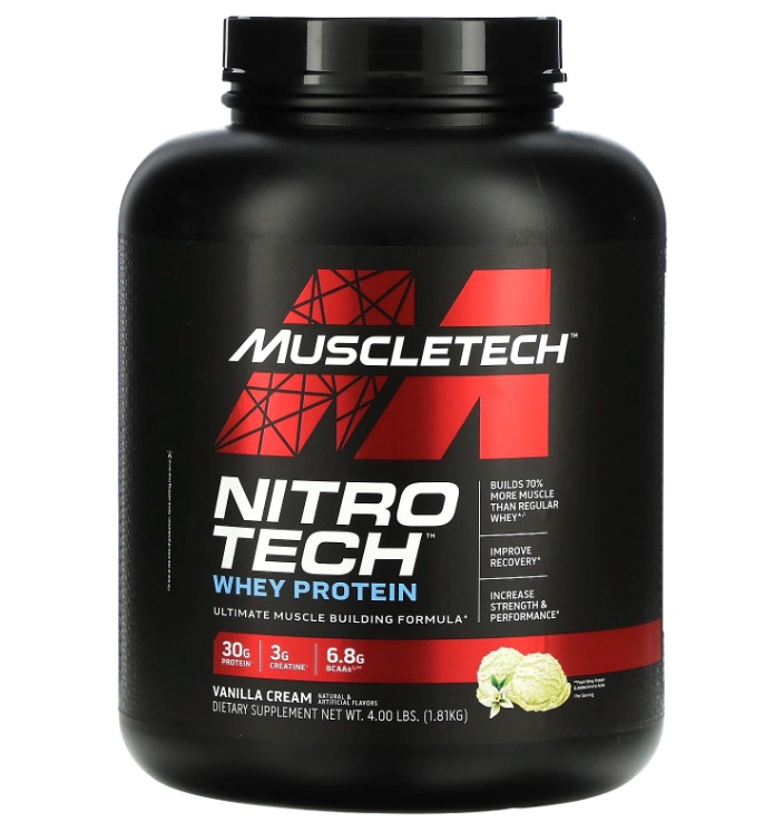 Nitro Tech Whey Protein 1.8kg - MuscleTech